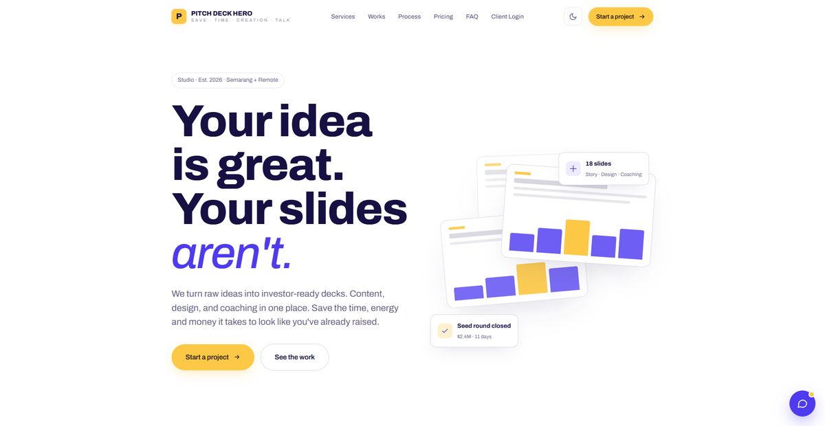 Pitch Deck Hero